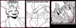 Rating: s
ID: 5642429
Date: 2025-06-14 18:10:02 -0400
Status: active
Score: 9
4_fingers abdominal_bulge angry anthro argue band-aid band-aid_on_cheek band-aid_on_face band-aid_on_nose bandage bandage_on_face bandage_on_nose big_breasts black_and_white bodily_fluids bottomwear breasts buckteeth cleonoris_saris clothed clothing comic dialogue digital_drawing_(artwork) digital_media_(artwork) duo fatima_coco female fingers forced_smile french_text fully_clothed humanoid inner_ear_fluff jacket lagomorph leporid long_ears mammal mischievous_smile missing_ear monochrome motion_lines multiple_scenes muscular muscular_female navel nervous nervous_sweat pants rabbit red_background red_eyes sarcasm sarcastic shirt short_tail simple_background slightly_chubby slightly_chubby_female slim_female softbunnyhouse sweat t-shirt tail teeth tension text topwear tuft post #5642429
