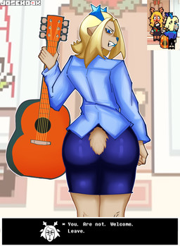 Rating: s
ID: 5682514
Date: 2025-07-02 18:21:31 -0400
Status: active
Score: 54
2025 2_horns 5_fingers absurd_res acoustic_guitar angry anthro antlers artist_name big_butt biped blazer blonde_hair blue_blazer blue_bottomwear blue_clothing blue_eyes blue_horn blue_lips blue_lipstick blue_nose blue_skirt blue_topwear bottomwear brown_body brown_ears brown_fur brown_tail butt carol_holiday clenched_teeth clothed clothed_anthro clothed_female clothing daughter_(lore) deer deltarune door english_text eyelashes female female_anthro fingers fur furgonomic_bottomwear furgonomics guitar hair head_turned hi_res holding_guitar holding_musical_instrument holding_object horn humanoid_hands josexo4k lips lipstick long_hair looking_at_viewer looking_back looking_back_at_viewer makeup mammal mature_anthro mature_female mother_(lore) mother_and_child_(lore) mother_and_daughter_(lore) musical_instrument new_world_deer noelle_holiday outline parent_(lore) parent_and_child_(lore) parent_and_daughter_(lore) pencil_skirt plucked_string_instrument pupils rear_view reference_image reindeer short_tail skirt snout solo standing string_instrument tail teeth text topwear undertale_(series) white_outline white_text post #5682514