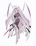 Rating: s
ID: 5419802
Date: 2025-03-08 08:33:30 -0500
Status: active
Score: 10
alternate_hairstyle angel angel_humanoid blood blood_on_clothing blood_on_sword blood_on_weapon bodily_fluids clothed clothing female hair hazbin_hotel hi_res humanoid long_hair lute_(hazbin_hotel) melee_weapon not_furry solo sword weapon yasutak1192 post #5419802