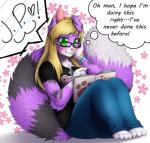 Rating: s
ID: 1002555
Date: 2016-09-21 05:12:02 -0400
Status: active
Score: 5
anthro book clothed clothing english_text eyewear felid female glasses hi_res i_love_boobies looking_at_viewer lovelesskiax mammal smile solo text post #1002555