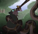 Rating: s
ID: 5640566
Date: 2025-06-13 22:54:56 -0400
Status: pending
Score: 9
2024 bagheera_(jungle_book) coiling dominant dominant_feral duo eye_contact felid feral forest forked_tongue fur hi_res hypnosis jungle kaa_(jungle_book) looking_at_another male male/male mammal melanistic mind_control outside pantherine plant python reptile ringed_eyes scales scalie sleepylilfox smile snake spots submissive the_jungle_book tongue tongue_out tree whiskers post #5640566