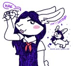 Rating: s
ID: 5548451
Date: 2025-05-04 12:42:49 -0400
Status: active
Score: 1
2025 ambiguous_gender anthro anthrofied blush blush_lines blush_stickers digital_media_(artwork) english_text feral feral_with_hair feralized glistening glistening_eyes hair jackrabbit_(artist) lagomorph leporid mammal mari_(omori) microsoft_paint_(artwork) omori_(game) rabbit signature sketch solo text wave post #5548451