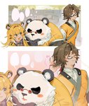 Rating: s
ID: 5649641
Date: 2025-06-17 19:51:02 -0400
Status: active
Score: 7
anthro asian_clothing bear blush chinese_clothing clothing east_asian_clothing eyewear female fur giant_panda glasses group hi_res humanoid ju_fufu maiikun male mammal mihoyo multicolored_body multicolored_fur overweight pan_yin_hu smile thiren trio ye_shiyuan zenless_zone_zero post #5649641