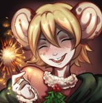 Rating: s
ID: 5552250
Date: 2025-05-06 02:19:06 -0400
Status: active
Score: 3
anthro blonde_hair buddy_cassini christmas christmas_clothing clothing digital_media_(artwork) femboy fur hair happy holidays invalid_tag male mammal markings murid murine new_year portrait rat rodent rogbiejoke smile smiley_face solo sparkler spots spotted_body spotted_fur winter post #5552250