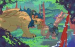Rating: s
ID: 3768415
Date: 2022-12-24 01:56:38 -0500
Status: active
Score: 39
16:10 anthro basket belt black_claws black_horn black_spikes blue_body blue_eyes blue_fur blue_hair brown_body brown_fur carbon_(carbon-draws) claws container dragon duo feathered_wings feathers feral forest fur furred_dragon furred_scalie green_eyes hair herbs hi_res horn horn_jewelry horn_ring jewelry male multicolored_body multicolored_fur multicolored_scales mythological_creature mythological_scalie mythology outside picnic_basket pink_body pink_scales plant purple_horn purple_spikes red_(redishdragie) redishdragie ring_(jewelry) river scales scalie sickle spikes tan_body tan_feathers tan_fur tan_scales toe_claws tree two_tone_body two_tone_fur two_tone_scales utility_belt widescreen wings post #3768415