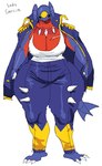 Rating: s
ID: 5550367
Date: 2025-05-05 08:55:41 -0400
Status: active
Score: 23
anthro black_sclera black_text bottomwear breast_scar character_name clothing coat digital_media_(artwork) female garchomp generation_4_pokemon huge_thighs jewelry military_uniform necklace nintendo pants pokemon pokemon_(species) purple_body purple_bottomwear purple_clothing purple_pants randidesu red_body shirt simple_background solo tank_top text thick_thighs topwear uniform white_background white_clothing white_shirt white_tank_top white_topwear wide_hips yellow_eyes post #5550367