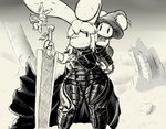 Rating: s
ID: 4380284
Date: 2023-10-28 23:58:38 -0400
Status: active
Score: 27
anthro armor berserk_(series) berserker_armor_(berserk) big_sword black_armor black_cape black_clothing bunsandnoble cape carrying_another clothing cosplay dragon_slayer_(berserk) duo eyelashes fairy featureless_chest female flapping_wings flying greatsword guts_(berserk) hair hand_on_hip hat headgear headwear holding_melee_weapon holding_object holding_sword holding_weapon insect_wings lagomorph larger_female leporid looking_at_another male mammal mature_anthro melee_weapon monochrome navel nude one_eye_closed oreo_(bunsandnoble) pecan_(bunsandnoble) phoebe_(bunsandnoble) rabbit simple_eyes simple_face size_difference smaller_anthro smaller_female smaller_male sword sword_in_ground weapon wings witch_costume witch_hat young young_anthro post #4380284