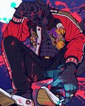 Rating: s
ID: 5202888
Date: 2024-11-24 15:46:12 -0500
Status: active
Score: 16
4:5 angel_(cygni) anthro black_body black_fur blood blood_drip blood_on_clothing blood_on_face bodily_fluids canid canid_demon canine cigarette cigarette_in_hand cigarette_in_mouth clothing cygni demon dripping fur hellhound korean male mammal mythological_canine mythological_creature mythology no_shirt object_in_mouth red_eyes satanic smoke solo post #5202888