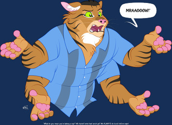 2018 4_arms anthro cat clothed clothing english_text feline green_eyes kobi_lacroix male mammal multi_arm multi_limb open_mouth speech_bubble text upset
Rating: Safe
Score: 2
User: kobi-lacroix
Date: June 19, 2018 2018 4_arms anthro cat clothed clothing english_text feline green_eyes kobi_lacroix male mammal multi_arm multi_limb open_mouth speech_bubble text upset
Rating: Safe
Score: 2
User: kobi-lacroix
Date: June 19, 2018