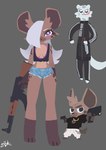 Rating: s
ID: 5648490
Date: 2025-06-17 10:50:14 -0400
Status: active
Score: 26
2025 3_toes absurd_res anthro assault_rifle biped bottomwear breasts brown_body brown_fur brown_tail clothed clothed_anthro clothed_female clothed_male clothing countershade_fur countershade_torso countershading digital_media_(artwork) el-k feet female fingers front_view fully_clothed fully_clothed_anthro fully_clothed_female fully_clothed_male fur grey_body grey_fur group gun hair hi_res holding_gun holding_object holding_ranged_weapon holding_weapon homie_(el-k) hyena jk_(el-k) looking_at_viewer male mammal markings purple_eyes ranged_weapon rifle simple_background smile spots spotted_body spotted_fur standing tail toes topwear trio weapon white_hair post #5648490