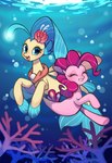 Rating: s
ID: 5545419
Date: 2025-05-03 02:38:05 -0400
Status: active
Score: 14
2020 accessory blue_eyes blurred_background bokeh cutie_mark duo eyelashes eyes_closed female female_feral feral fish flower flower_in_hair friendship_is_magic fur hair hair_accessory hasbro hi_res ikirunosindo mane marine my_little_pony my_little_pony:_the_movie_(2017) open_mouth open_smile pink_body pink_fur pinkie_pie_(mlp) plant princess_skystar_(mlp) sea seapony_(mlp) smile smiling_at_viewer syngnathid syngnathiform tail teeth underwater water yellow_body yellow_fur post #5545419