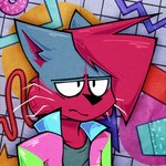Rating: s
ID: 5219927
Date: 2024-12-02 22:28:45 -0500
Status: active
Score: 3
1980s_theme 1:1 2024 anthro bent_whiskers blue_body blue_fur cheek_tuft clothing collarbone digital_drawing_(artwork) digital_media_(artwork) domestic_cat eye_bags eyebrows facial_tuft felid feline felis fur geometric_background grid grid_background hair halftone halftone_background hi_res howyabenn jacket male mammal memphis_design multicolored_clothing multicolored_jacket multicolored_topwear nathan_(howyabenn) pattern_background popped_collar red_body red_fur red_hair shaded shirt simple_background solo stylized_shading textured textured_background tired_eyes topwear triangle_nose tuft watermark whiskers post #5219927