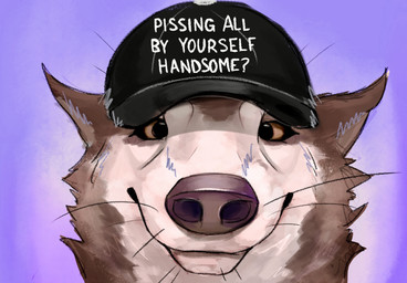 Rating: s
ID: 5713936
Date: 2025-07-16 23:32:10 -0400
Status: active
Score: 67
anthro baseball_cap canid canine canis clothing front_view fur hat headgear headwear hi_res humor looking_at_viewer male mammal pleaxwolf profanity purple_background rog_(rogulus) silly silly_face simple_background smile solo text text_on_clothing text_on_headwear whiskers wolf post #5713936