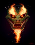 Rating: s
ID: 4515811
Date: 2024-01-05 10:07:58 -0500
Status: active
Score: 19
2013 absurd_res aku artist_name asian_mythology beard black_background cinemamind colored demon digital_media_(artwork) digital_painting_(artwork) east_asian_mythology embers eyebrows facial_hair fire flaming_beard flaming_eyebrows front_view goatee green_face green_nose grin headshot_portrait hi_res humanoid japanese_mythology light lighting male mythology not_furry oni open_mouth open_smile orange_beard orange_eyebrows orange_eyes orange_facial_hair orange_glow painting_(artwork) portrait pupils samurai_jack signature simple_background smile solo teeth text tusks yokai post #4515811