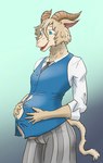 Rating: s
ID: 5317196
Date: 2025-01-19 12:15:47 -0500
Status: active
Score: 17
anthro beastars belly big_belly blue_eyes bovid caprine clothed clothing dall_sheep hi_res horn male mammal necktie pina_(beastars) pregnant pregnant_male redraster sheep smile solo post #5317196