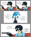 Rating: s
ID: 4886974
Date: 2024-06-29 23:38:44 -0400
Status: active
Score: 3
.357_magnum afro alex_kl5 angry anthro black_body black_fur black_nose blue_clothing blue_shirt blue_t-shirt blue_topwear clothing colt_python comic countershade_neck countershading curled_whiskers dialogue diner duo english_text eulipotyphlan eyewear fur furniture glasses gulonine gun handgun hedgehog hi_res holding_gun holding_handgun holding_object holding_ranged_weapon holding_revolver holding_weapon humor inner_ear_fluff jack_salem looking_at_another male mammal marten meme meme_clothing meme_shirt mustelid musteline open_mouth parody pepe pince-nez pointing_gun price_tag pulp_fiction ranged_weapon restaurant revolver sable_(marten) scared sharp_teeth shirt simple_background sitting smith_&_wesson sofa speech_bubble t-shirt teeth text text_on_clothing text_on_shirt text_on_t-shirt text_on_topwear topwear tuft weapon whiskers white_background wig post #4886974