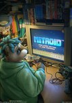 Rating: s
ID: 3873207
Date: 2023-02-14 17:25:43 -0500
Status: active
Score: 85
absurd_res anthro blue_hair clothed clothing controller crt detailed_background domestic_cat ear_piercing electronics english_text felid feline felis female game_controller game_screen gaming hair hermia_idril hi_res lgbt_pride looking_at_viewer mammal metroid nintendo photo_background photography_(artwork) piercing playing_video_game pride_color_flag pride_colors rainbow_pride_colors retro retro_console retro_controller siamese six-stripe_rainbow_pride_colors solo television text the_gentle_giant trans_(lore) trans_woman_(lore) url post #3873207