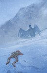 Rating: s
ID: 5658020
Date: 2025-06-21 12:28:13 -0400
Status: active
Score: 10
ambiguous_gender articuno avian avian_feet backpack beak blizzard_(weather) blue_body blue_feathers detailed_background duo feathered_wings feathers feral generation_1_pokemon glowing glowing_eyes head_crest hi_res human ice legendary_pokemon lying mammal meifordart mountain mountain_climbing mountaineer nintendo on_front pokemon pokemon_(species) snow walking_stick white_body white_feathers wings winter_clothing winter_coat post #5658020
