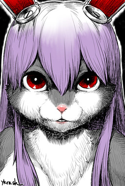 alternate_species anthro bangs black_background buckteeth bust_portrait cheek_tuft chest_tuft countershade_face countershade_torso countershading digital_media_(artwork) female front_view fur furrification grey_fur hair hair_between_eyes hi_res kemono lagomorph long_ears long_hair looking_at_viewer mammal mouth_closed multicolored_fur nude outline pink_nose portrait purple_hair rabbit red_eyes reisen_udongein_inaba signature simple_background solo teeth touhou tuft two_tone_fur white_countershading white_fur yukaran_nosuke
Rating: Safe
Score: 8
User: Schuppo
Date: June 22, 2017 alternate_species anthro bangs black_background buckteeth bust_portrait cheek_tuft chest_tuft countershade_face countershade_torso countershading digital_media_(artwork) female front_view fur furrification grey_fur hair hair_between_eyes hi_res kemono lagomorph long_ears long_hair looking_at_viewer mammal mouth_closed multicolored_fur nude outline pink_nose portrait purple_hair rabbit red_eyes reisen_udongein_inaba signature simple_background solo teeth touhou tuft two_tone_fur white_countershading white_fur yukaran_nosuke
Rating: Safe
Score: 8
User: Schuppo
Date: June 22, 2017
