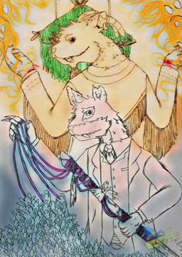 Rating: s
ID: 5444138
Date: 2025-03-19 17:47:21 -0400
Status: active
Score: 0
absurd_res anthro bottomwear bovid bracelet brother_(lore) brothers_(lore) canid canine caprine claws clothing coat duo ear_piercing ear_ring facial_hair fangs fringe_clothing fur fur_markings goat goatee hi_res holding_object holding_up_hands horn hybrid jacket jewelry looking_at_viewer magic magic_user male mammal markings moss mythological_canine mythological_creature mythology necktie notched_ear pants piercing plant pupils ring_piercing robyn_crawford shirt shopped sibling_(lore) staff string teeth third-party_edit topwear traditional_media_(artwork) unusual_pupils vampire vest warren_crawford werecanid werecanine werecreature werewolf wispypie post #5444138