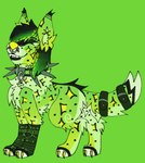 Rating: s
ID: 5655439
Date: 2025-06-20 11:00:38 -0400
Status: pending
Score: -2
2025 accessory ambiguous_gender arctic_wolf armwear belt binary_code black_hair black_sclera butterfly_(accessory) canid canine canis claws clothing collar coontail_hair countershading digital_media_(artwork) facial_piercing feral feral_with_hair fluffy fluffy_tail fur furgonomics gradient_hair green_body green_eyes green_fur green_hair green_pupils hair hi_res ibispaint_(artwork) jackrabbit_(artist) leopard_spots long_spikes mammal nose_piercing paws piercing pupils smile smirk solo sparklefur spiked_collar spikes spots standing stylized swirl tail tail_accessory tail_belt wolf yellow_nose post #5655439