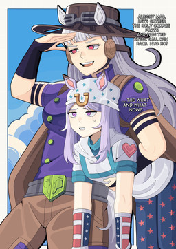 Rating: s
ID: 5757363
Date: 2025-08-05 00:14:02 -0400
Status: active
Score: 25
absurd_res animal_humanoid belt blue_bottomwear blue_clothing blue_pants blue_sky bobamiruku bodily_fluids border bottomwear breasts brown_bottomwear brown_clothing brown_pants carrying_another clothing cloud cosplay cowboy_hat crossover crossover_cosplay cygames duo english_text equid equid_humanoid equine equine_humanoid female furgonomic_hat furgonomic_headwear furgonomics gold_ship_(pretty_derby) grey_hair gyro_zeppeli hair hat headgear headwear hi_res horse_humanoid humanoid johnny_joestar jojo's_bizarre_adventure legwear long_hair mammal mammal_humanoid mejiro_mcqueen_(pretty_derby) open_mouth outside_border pants pattern_clothing pattern_legwear purple_clothing purple_eyes purple_hair purple_shirt purple_topwear red_eyes shirt sky star_pattern steel_ball_run sweat sweatdrop teeth text tongue topwear uma_musume_pretty_derby underarm_carry white_border white_clothing white_shirt white_topwear post #5757363