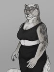 Rating: s
ID: 5631030
Date: 2025-06-09 14:01:59 -0400
Status: active
Score: 7
ambiguous_gender anthro big_breasts blue_eyes bottomwear bra breasts buzz_cut casual_clothing clothed clothing eyewear facial_piercing felid feline female female/ambiguous glasses hair half-length_portrait hi_res irbis long_tail mammal mortalskull muscular natural_colors neck_tuft pantherine pants partially_clothed piercing portrait realistic_anatomy realistic_style short_hair slightly_chubby slightly_chubby_female snow_leopard solo sports_bra spots tail thick_thighs tuft underwear wearing_glasses white_hair post #5631030