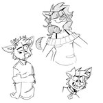 Rating: s
ID: 5466245
Date: 2025-03-30 13:59:09 -0400
Status: active
Score: 7
1:1 anthro antlers black_and_white canid canine canis darwin_(tinydeerguy) deer depression domestic_dog eyes_closed female group half-closed_eyes hi_res horn male mammal matt_riskely monochrome narrowed_eyes open_mouth open_smile procyonid raccoon riley_(tinydeerguy) sharp_teeth simple_background sketch smile teeth teeth_showing tinydeerguy trio white_background post #5466245