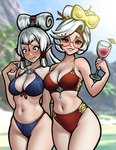 Rating: s
ID: 5302262
Date: 2025-01-12 01:40:41 -0500
Status: active
Score: 47
2025 accessory beverage bikini blue_bikini blue_clothing blue_swimwear blurred_background blush blush_lines breasts clothed clothing container cup drinking drinking_glass duo eyebrows eyelashes eyewear female glass glass_container glass_cup glasses hair hair_accessory hair_bun hair_sticks hi_res holding_beverage holding_object humanoid humanoid_pointy_ears jackarydraws navel nintendo not_furry outside paya pointy_ears purah red_bikini red_clothing red_eyes red_swimwear round_glasses sheikah smile swimwear the_legend_of_zelda two-piece_swimsuit white_hair post #5302262