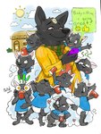 Rating: s
ID: 5318135
Date: 2025-01-19 20:22:05 -0500
Status: active
Score: 34
3:4 anthro baby babysitter black_body black_fur blue_bottomwear blue_clothing blue_shorts bodily_fluids bottomwear cafe canid canine canis clean_diaper clothed clothing coffee_shop diaper drinking_coffee duo energetic excited facial_markings female fur happy head_markings joyful male mammal markings outside pantsless partial running_in_circles shorts smoke_cloud surprise tears toya_pup wearing_diaper wolf young post #5318135