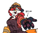 Rating: s
ID: 3254792
Date: 2022-04-01 23:47:21 -0400
Status: active
Score: 71
anthro armor breasts canid canine clothed clothing cute_fangs duo engineer_(team_fortress_2) eyewear fangs female fox fur fur_tuft gloves goggles hair handwear headgear headwear helmet larger_female looking_at_viewer male male/female mammal open_mouth overalls pepper_(sketchytoasty) simple_background size_difference sketchytoasty smaller_male smile team_fortress_2 teeth third-party_edit tiny_desk_engineer topwear tuft uniform valve post #3254792