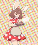Rating: s
ID: 5449980
Date: 2025-03-22 19:37:47 -0400
Status: active
Score: 15
2021 anthro apron brown_hair carol_(marshmallow-ears) checkered checkered_background clothing eclair eyes_closed female food fur hair hair_swirl happy hi_res lagomorph leporid mammal marshmallow-ears pastry pattern_background pattern_clothing plate polka_dot_dress rabbit simple_background solo spots spotted_clothing steam tan_body tan_fur trans_(lore) trans_woman_(lore) watermark white_body white_fur post #5449980