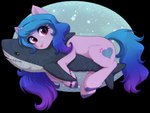 Rating: s
ID: 5535721
Date: 2025-04-28 05:40:04 -0400
Status: active
Score: 15
2023 alpha_channel avrameow blahaj cutie_mark equid equine eyelashes female female_feral feral fish fur hasbro hi_res horn hug ikea izzy_moonbow_(mlp) long_tail looking_at_viewer lying mammal mane marine mlp_g5 my_little_pony mythological_creature mythological_equine mythology plushie purple_body purple_eyes purple_fur shark smile smiling_at_viewer solo tail unicorn post #5535721