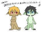 Rating: s
ID: 4634870
Date: 2024-03-02 22:36:31 -0500
Status: active
Score: 10
adult_(lore) anthro bamfear black_hair blonde_hair breasts brown_body claws clive_(doneru) countershading covering covering_breasts covering_self duo featureless_chest featureless_crotch female green_body hair hand_on_hip hi_res holding_arm japanese_text looking_aside looking_at_another male navel nude simple_background smile tail tany_(doneru) text toe_claws translation_request v_ig_v white_background young young_anthro young_female post #4634870