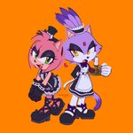 Rating: s
ID: 4402651
Date: 2023-11-08 16:46:10 -0500
Status: active
Score: 62
1:1 2023 5_fingers alternative_fashion amy_rose anthro biped black_nose blaze_the_cat candle clothed clothing dipstick_tail domestic_cat duo eulipotyphlan eyelashes eyeshadow felid feline felis female fingers full-length_portrait fur gloves goth gothic_lolita green_eyes hair handwear heart_symbol hedgehog hi_res j-fashion kuro_lolita lolita_(fashion) looking_at_viewer maid_uniform makeup mammal markings nek0platinum open_mouth orange_background pink_body pink_fur portrait purple_body purple_fur purple_hair purple_tail sega signature simple_background sonic_the_hedgehog_(series) standing tail tail_markings uniform yellow_eyes post #4402651