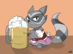 Rating: s
ID: 577679
Date: 2014-12-26 23:32:54 -0500
Status: active
Score: 23
4:3 alcohol barefoot barmaid beer beverage blue_eyes cartoon_hangover clothed clothing coco_(doctor_lollipop) dirndl doctor_lollipop feet female feral fur grey_body grey_fur hi_res holding_object looking_at_viewer mammal micro procyonid raccoon raph13th simple_background smile solo post #577679