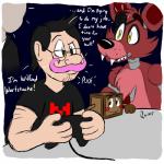 Rating: s
ID: 625103
Date: 2015-03-22 07:34:26 -0400
Status: active
Score: 17
1:1 animatronic anthro bleuxwolf canid canine english_text eye_patch eyewear facial_hair fangs five_nights_at_freddy's fox foxy_(fnaf) group hi_res human machine male mammal markiplier mustache robot scottgames slender_man teeth text tiny_box_tim wilford_warfstache yellow_eyes post #625103