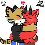 Rating: s
ID: 3065076
Date: 2021-12-09 15:28:28 -0500
Status: active
Score: 7
1:1 anthro blush bovid caprine clothing cyberrodrigo demon domestic_cat duo eyes_closed felid feline felis goat heart_symbol horn hug hybrid leopardus male male/male mammal nekoni nekoni_(character) nude ocelot rodrigo_(cyberrodrigo) smile post #3065076