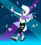 Rating: s
ID: 2841465
Date: 2021-07-22 07:27:27 -0400
Status: active
Score: 21
1990s_theme absurd_res alternative_fashion anthro avian bird blue_eyes cyberpop feathers female glowsticking glowstringing hi_res horned_owl j-fashion meatyr nike owl rave snowy_owl solo true_owl tyra_(ara_squawks) white_body white_feathers post #2841465