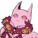 Rating: s
ID: 2230372
Date: 2020-04-25 12:27:54 -0400
Status: active
Score: 602
1:1 :3 ambiguous_gender animal_humanoid anthro arm_support bust_portrait cat_humanoid clothing daww felid felid_humanoid feline feline_humanoid gloves handwear herzspalter humanoid icon jojo's_bizarre_adventure killer_queen leaning_on_elbow low_res mammal mammal_humanoid pink_body pink_sclera portrait simple_background solo stand_(jjba) white_background white_eyes post #2230372