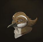 Rating: s
ID: 2642830
Date: 2021-03-06 23:20:31 -0500
Status: active
Score: 18
absurd_res amarixa amber_eyes ambiguous_gender anthro avian beak bewick's_wren bird black_beak brown_body brown_eyes brown_feather_hair brown_feathers certhioid eyebrows feather_hair feathers headshot_portrait hi_res looking_at_viewer maleherm_(lore) portrait pseudo_hair simple_background smile smirk solo tan_eyebrows wren wrenly_bewick post #2642830