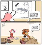 Rating: s
ID: 4586799
Date: 2024-02-08 17:28:04 -0500
Status: active
Score: 36
3_toes barefoot beagle bluey_(series) bottomless bottomwear canid canine canis clip_studio_paint_(artwork) clothed clothing comic dialogue digital_media_(artwork) domestic_dog doodle_(doodledoggy) doodledoggy english_text eyebrows feet fur goo_creature hair half-closed_eyes hi_res hunting_dog inside irony male mammal markings narrowed_eyes pawpads paws pink_body pink_fur pink_hair raised_eyebrow red_nose red_pawpads scent_hound scratch21 shirt shorts soles t-shirt tank_top text toes toony topwear white_markings post #4586799