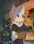 Rating: s
ID: 4487209
Date: 2023-12-22 06:41:18 -0500
Status: active
Score: 524
2023 4_fingers animal_pattern anthro anthrofied arm_markings arm_tuft athletic athletic_anthro athletic_male baked_goods banknote belt_leash black_arms black_body black_claws black_clothing black_ears black_eyeliner black_nose black_shirt black_t-shirt black_topwear blue_leash blush blush_lines bolt_(bolt) bolt_(film) bread brown_body brown_fur canid canine canis cat_pattern cheek_tuft cheetah claws clothed clothed_anthro clothed_female clothed_male clothing colored colored_sketch comic compliment counting_money currency_symbol dialogue digital_media_(artwork) disney dollar_sign domestic_cat domestic_dog ear_markings elbow_tuft english_text excited excited_expression exclamation_point eye_contact eyebrows eyelashes eyeliner facial_tuft fan_character fanboy fangs felid feline felis female female_anthro fingers fluffy food footprint fur fur_markings german_shepherd glistening glistening_eyes gloves_(marking) green_banknote green_eyes group hair hand_markings head_tuft herding_dog holding_object holding_sign hoodie hyilpi larger_male leash leg_markings light lighting long_ears long_eyelashes looking_at_another looking_at_money makeup male male/female male_anthro mammal markings mittens_(bolt) money mouth_closed neck_tuft open_mouth orange_eyes orange_pattern outside pastoral_dog pattern_clothing paw_pattern pawprint pawprint_clothing paying pink_blush pink_inner_ear proposal question question_mark satisfied satisfied_look selfie shaded shirt sign signature size_difference sketch slim_anthro slim_female smaller_female smile socks_(marking) speech_bubble spots standing star symbol t-shirt teeth teeth_showing text thick_fur timid topwear trio tuft white_body white_eyebrows white_fur white_paws working x_sign x_symbol yellow_body yellow_fur post #4487209
