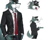 Rating: s
ID: 5203537
Date: 2024-11-24 20:36:28 -0500
Status: active
Score: 5
angry anthro black_clothing black_suit canid canine cigarette cigarette_in_mouth clothing cygni fur grey_body grey_fur hat headgear headwear korean male mammal necktie object_in_mouth peaked_cap red_necktie smoke smoking smoking_cigarette solo suit yellow_eyes post #5203537