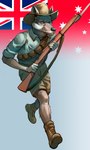 Rating: s
ID: 5065326
Date: 2024-09-21 17:09:58 -0400
Status: active
Score: 13
anthro army australia boots bottomwear canid canine canis clothing domestic_dog footwear gun hat headgear headwear hi_res historical male mammal military ranged_weapon rifle shoes shorts solo thepimpartist uniform war weapon world_war_1 post #5065326