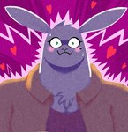 Rating: s
ID: 5240588
Date: 2024-12-13 12:37:18 -0500
Status: active
Score: 8
2024 anthro benedict_(pokonuki) blush clothed clothing digital_media_(artwork) flustered front_view fur green_eyes hair lagomorph leporid male mammal mr._playboy orange_clothing orange_shirt orange_topwear playboy playboy_bunny pokonuki purple_background rabbit shadow shirt simple_background smile solo standing topwear white_body white_ears white_fur white_hair post #5240588