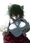 Rating: s
ID: 2232058
Date: 2020-04-26 17:03:30 -0400
Status: active
Score: 28
4_fingers absurd_res akira_(cookie) alternate_species anthro big_breasts breasts cheetah chest_tuft clothed clothing cookie_(touhou) felid feline female fingers fur furrification glowing glowing_eyes green_hair hair hi_res koishi_chikasa looking_at_viewer mammal markings pawpads red_eyes simple_background solo spots spotted_body spotted_fur touhou tuft white_background yuuka_kazami post #2232058