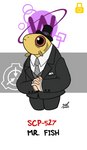 Rating: s
ID: 4343155
Date: 2023-10-09 20:25:16 -0400
Status: active
Score: 6
2022 animal_head animal_humanoid artist_name barbel_(anatomy) big_eyes biped black_text character_name clothed clothing colored cyprinid cypriniform dated digital_drawing_(artwork) digital_media_(artwork) english_text fingers fish fish_humanoid for_a_head gills gold_barb grey_necktie hat head_gills headgear headwear hi_res humanoid humanoid_hands lock_symbol logo male marine marine_humanoid necktie pattern_necktie purple_text red_eyes red_text scp-527 scp_foundation signature simple_background solo standing striped_necktie suit text top_hat white_background yellow_lock_symbol zal-cryptid post #4343155