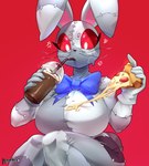 Rating: s
ID: 5165501
Date: 2024-11-06 23:43:05 -0500
Status: active
Score: 181
anthro bent_whiskers beverage big_breasts bow_(feature) breasts bunnemilk container cross-popping_vein cup digital_media_(artwork) drinking fabric_creature female five_nights_at_freddy's floppy_ears food food_on_breasts frustrated hi_res holding_container holding_cup holding_food holding_object lagomorph leporid looking_at_viewer looking_down mammal milkshake pizza rabbit red_sclera scottgames sitting solo stitch_(sewing) vanny_(fnaf) whiskers white_eyes post #5165501