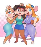 Rating: s
ID: 4606959
Date: 2024-02-18 04:47:52 -0500
Status: active
Score: 35
2024 accessory anthro blue_eyes bottomwear breasts chest_tuft chip_'n_dale chip_'n_dale_rescue_rangers chipmunk clarice_(disney) clothing disney eyebrows eyelashes eyewear eyewear_on_head fan_character feet female flower flower_in_hair fur gadget_hackwrench glasses goggles goggles_on_head ground_squirrel group hair hair_accessory hi_res looking_at_viewer m5mona mammal medium_breasts mouse murid murine one_eye_closed open_mouth open_smile plant purple_eyes rodent sciurid skirt smile trio tuft wink post #4606959